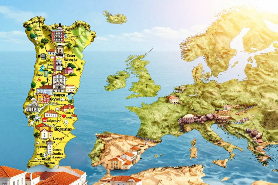Gdzie leży Portugalia