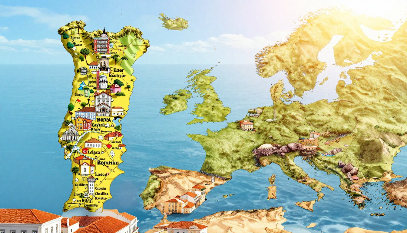 Gdzie leży Portugalia