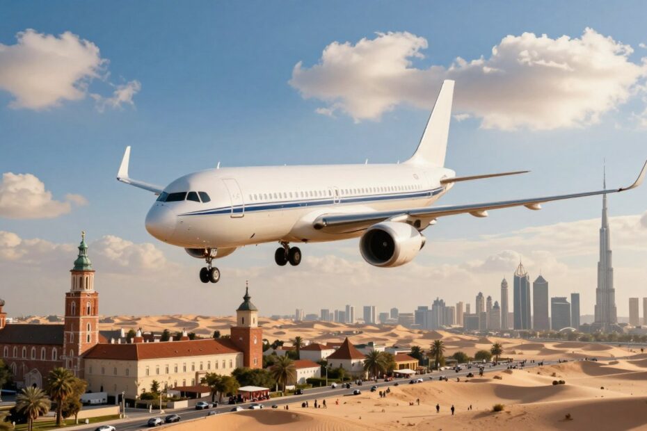 Ile trwa lot do Dubaju z Krakowa