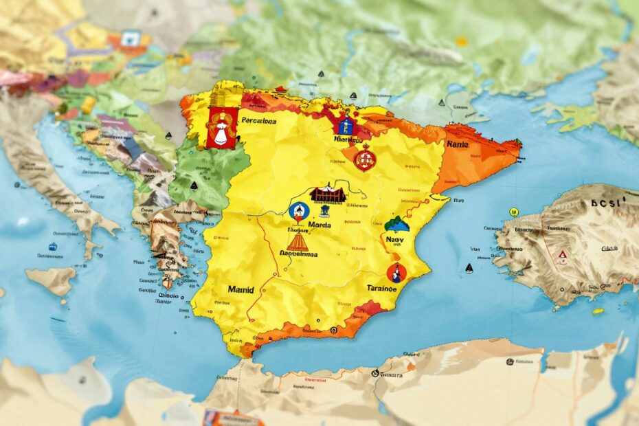 Z kim graniczy Hiszpania