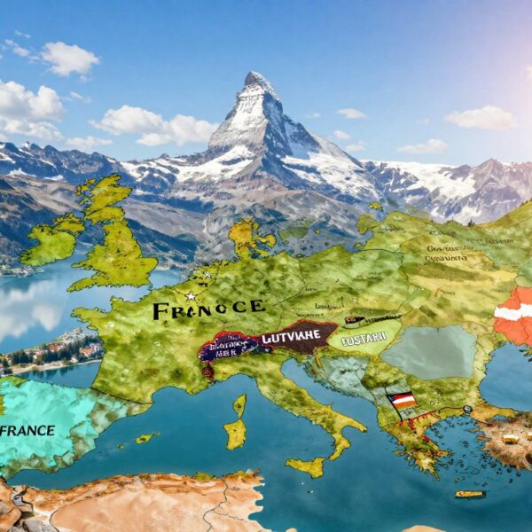 Z kim graniczy Szwajcaria – sąsiedzi, mapa i jak położenie wpływa na podróż