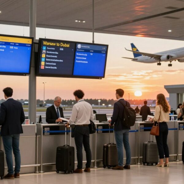 Ile trwa lot do Dubaju z Warszawy? Czas przelotu i porady na komfortową podróż