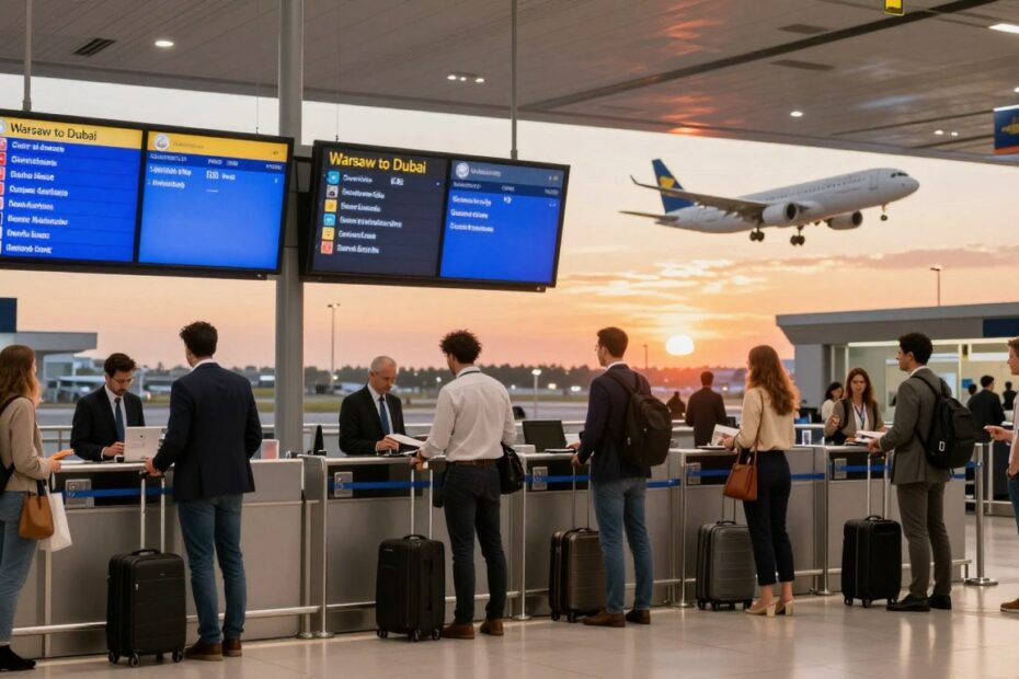 Ile trwa lot do Dubaju z Warszawy