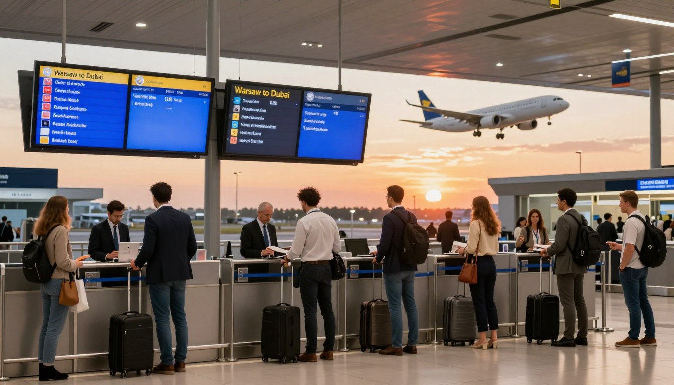 Ile trwa lot do Dubaju z Warszawy
