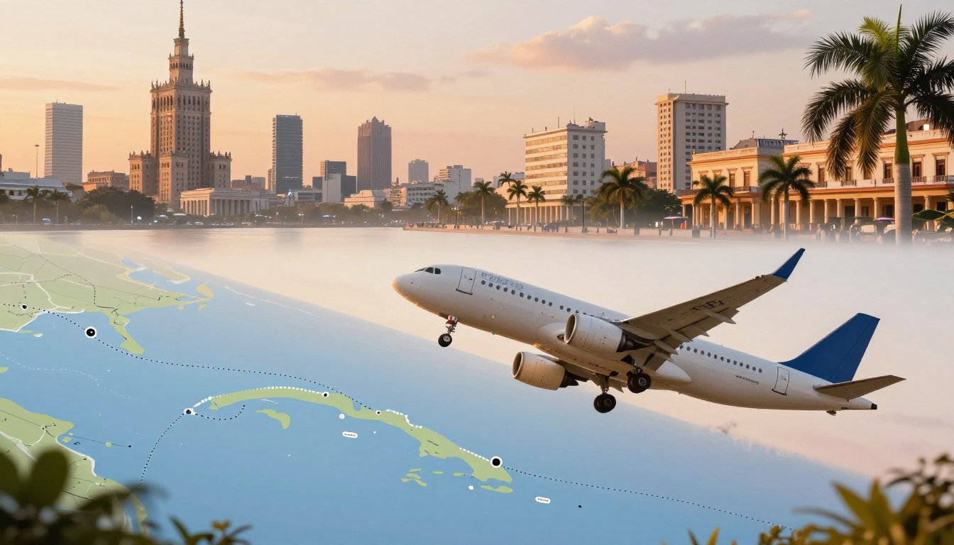 Ile trwa lot na Kubę z Warszawy