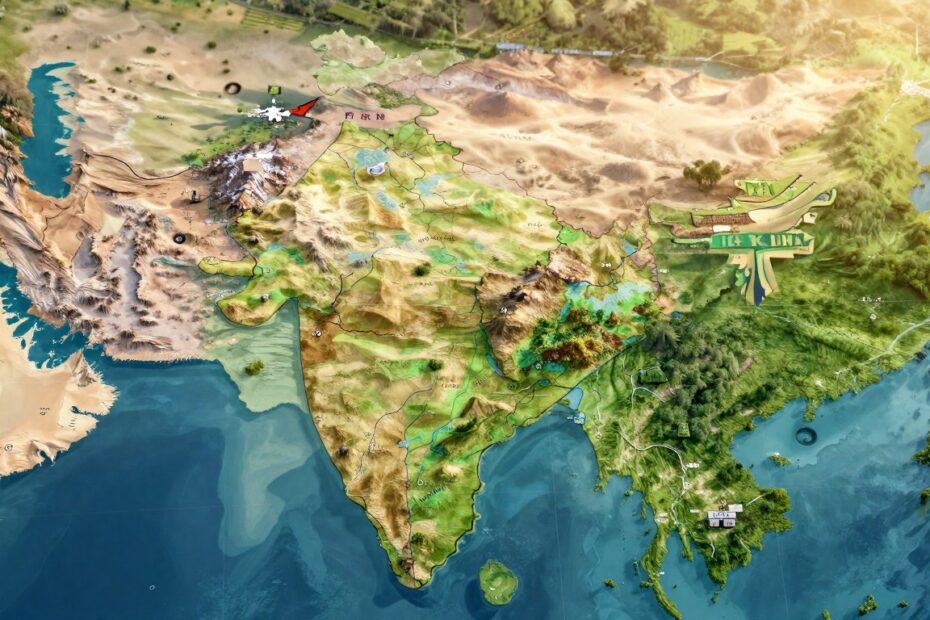 Z kim graniczą Indie