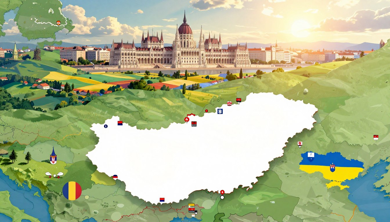 Z kim graniczą Węgry