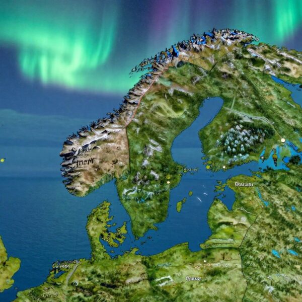 Z kim graniczy Norwegia